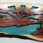 21 x 13 Cedar Sunset